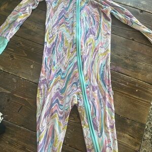 COPY - Little Sleepies Purple and Pink Footies with Dreamy Swirl Design